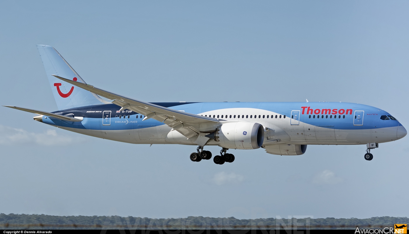 G-TUIF - Boeing 787-8 Dreamliner - Thomson Airways