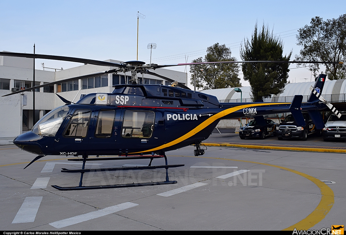 XC-HDF - Bell 407GX - Policia del Gobierno del Distrito Federal. MÃ©xico