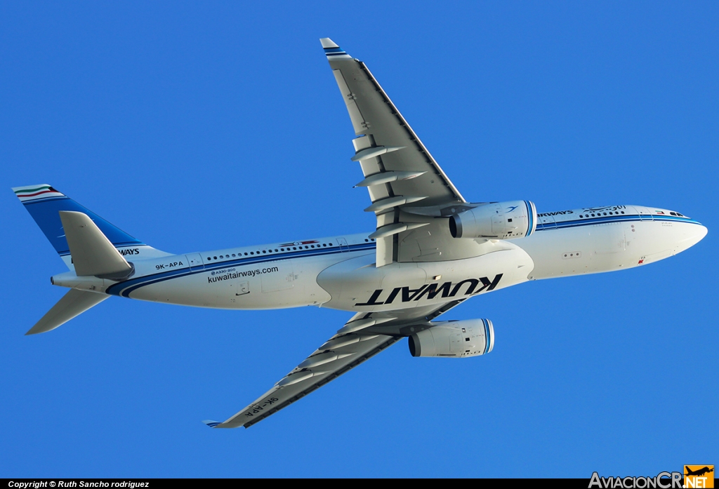 9K-APA - Airbus A330-243 - Kuwait Airways