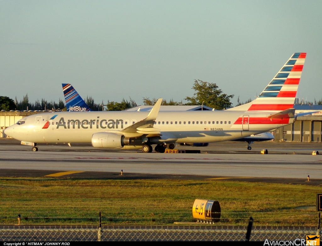 N834NN - Boeing 737-832 - American Airlines