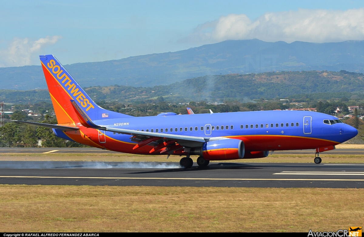N296WN - Boeing 737-7H4 - Southwest Airlines