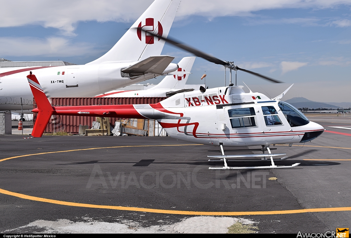 XB-NSK - Bell 206B-3 JetRanger III - Privado