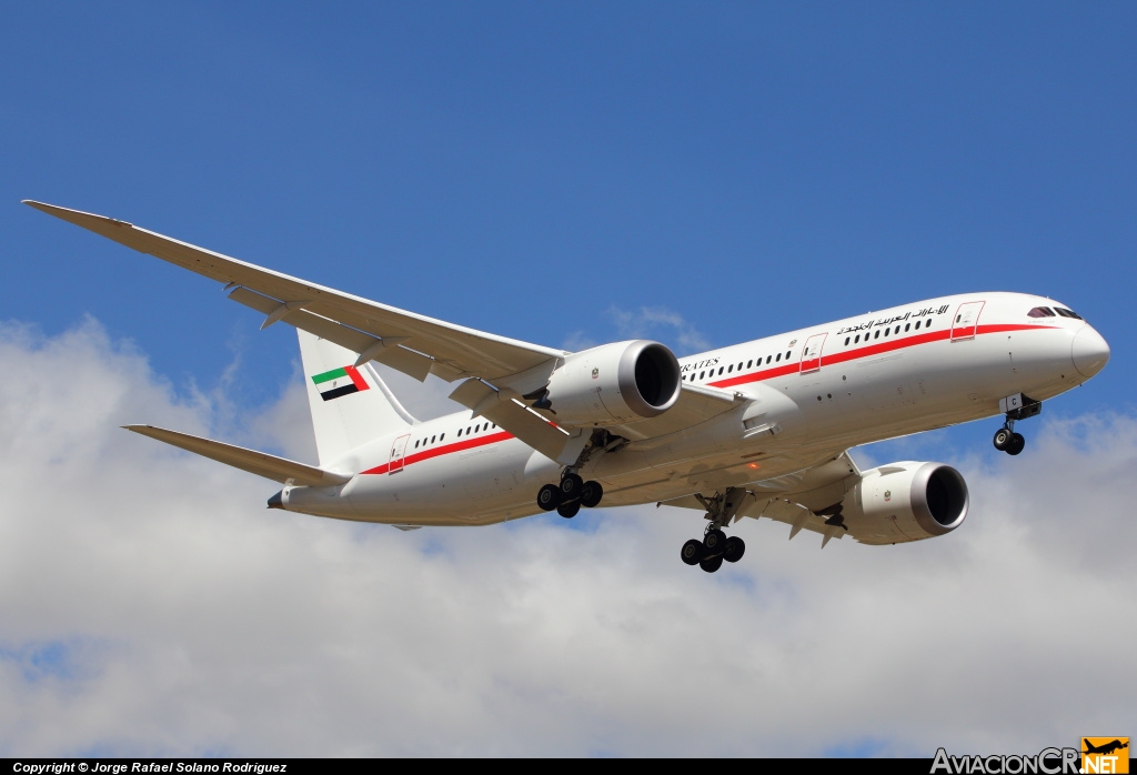 A6-PFC - Boeing 787-8 - United Arab Emirates - Abu Dhabi Amiri Flight