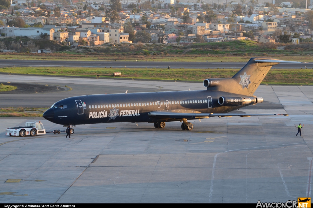 XC-NPF - Boeing 727-264/Adv - Policia Federal Preventiva (PFP) - Mexico