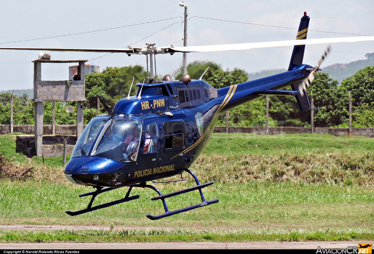 HR-PNW - Bell 206B JetRanger - Policia Nacional de Honduras