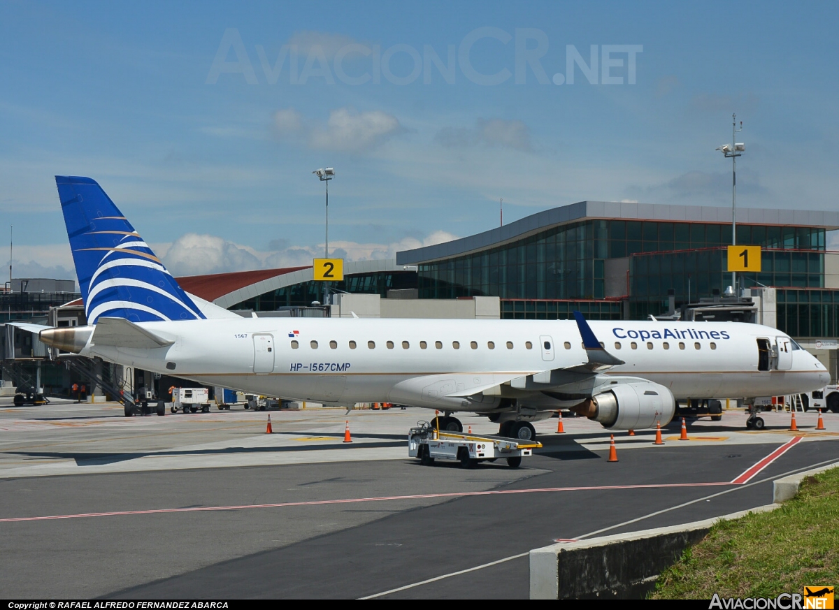 HP-1567CMP - Embraer 190-100IGW - Copa Airlines