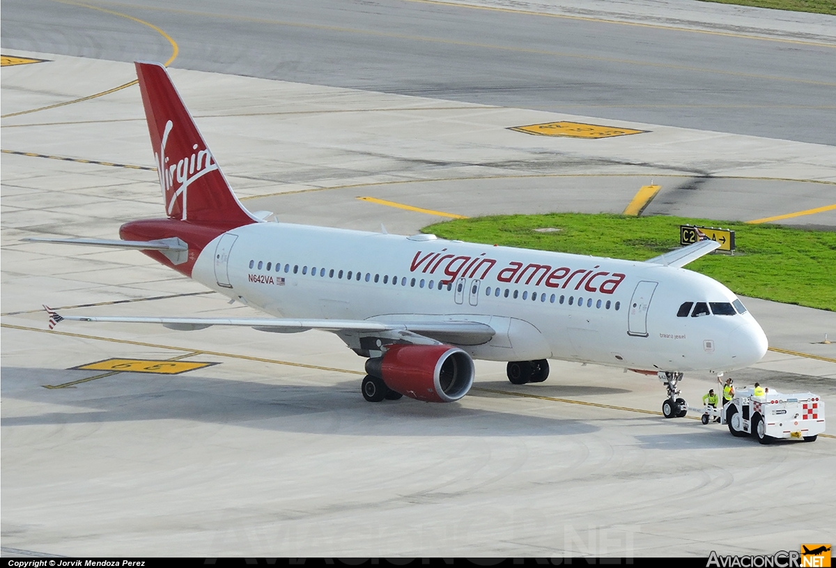 N642VA - Airbus A320-214 - Virgin America