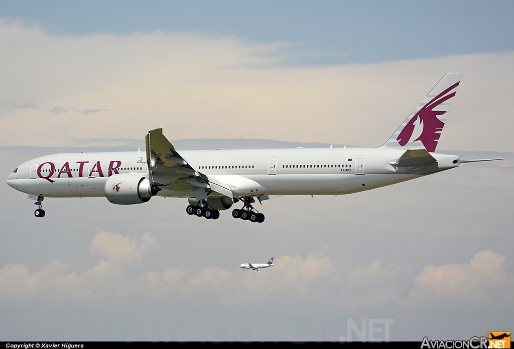 A7-BEI - Boeing 777-3DZER - Qatar Airways