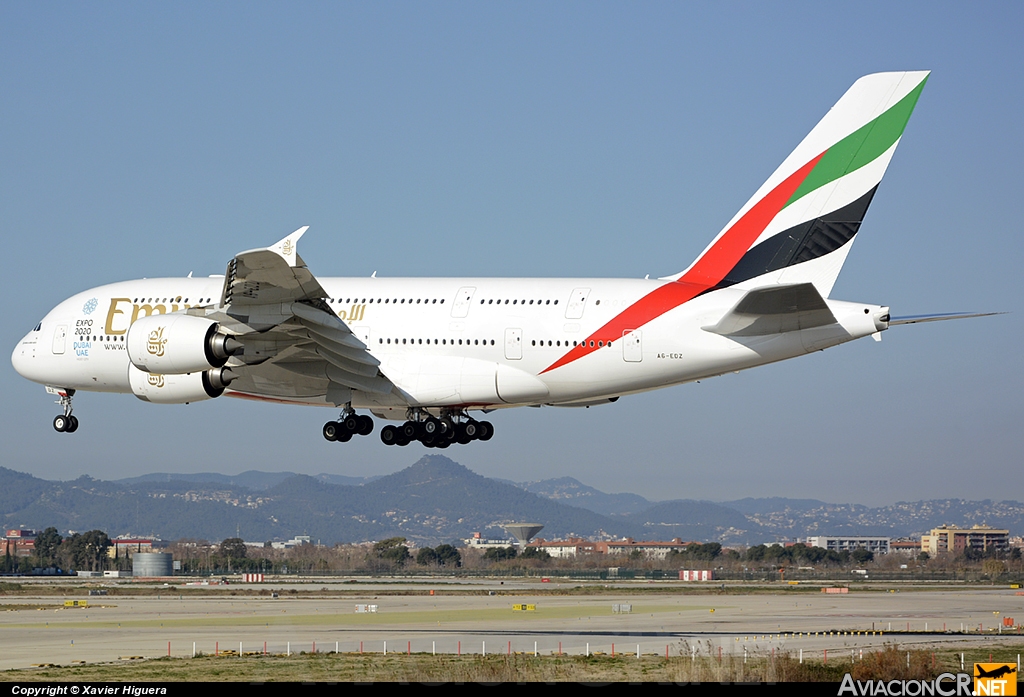 A6-EDZ - Airbus A380-861 - Emirates