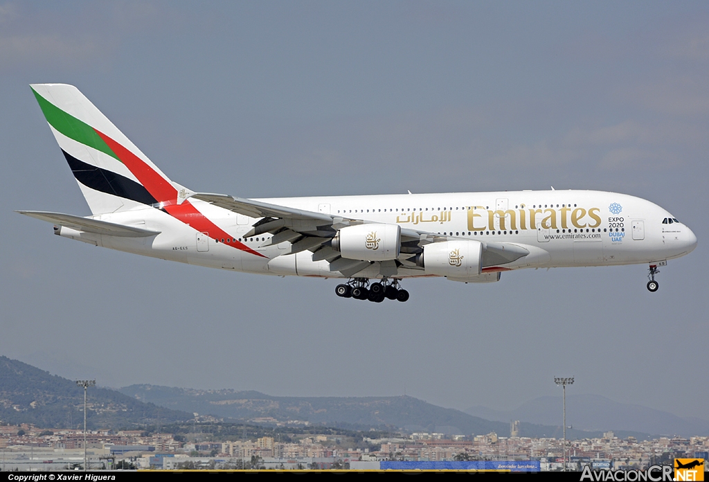 A6-EES - Airbus A380-861 - Emirates