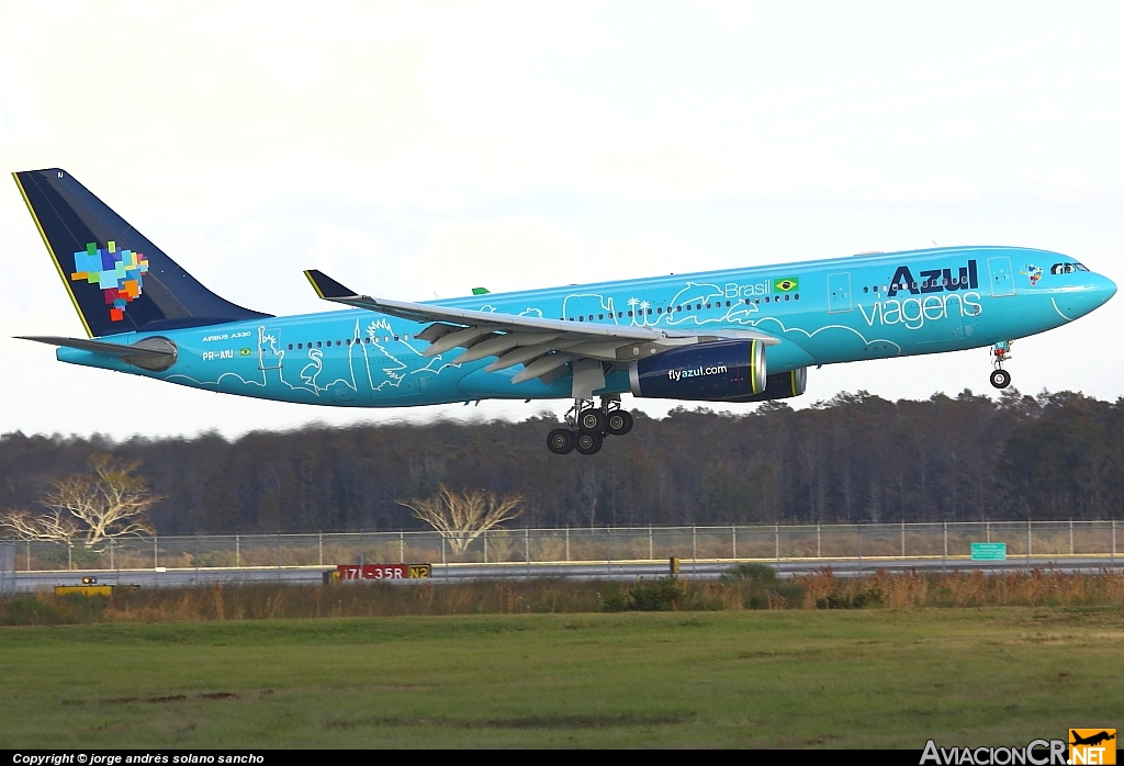 PR-AIU - Airbus A330-243 - Azul Linhas AÃ©reas Brasileiras