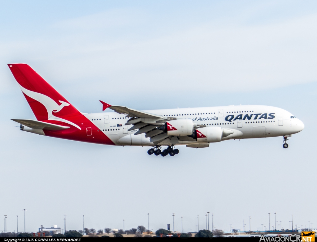 VH-OQC - Airbus A380-842 - Qantas