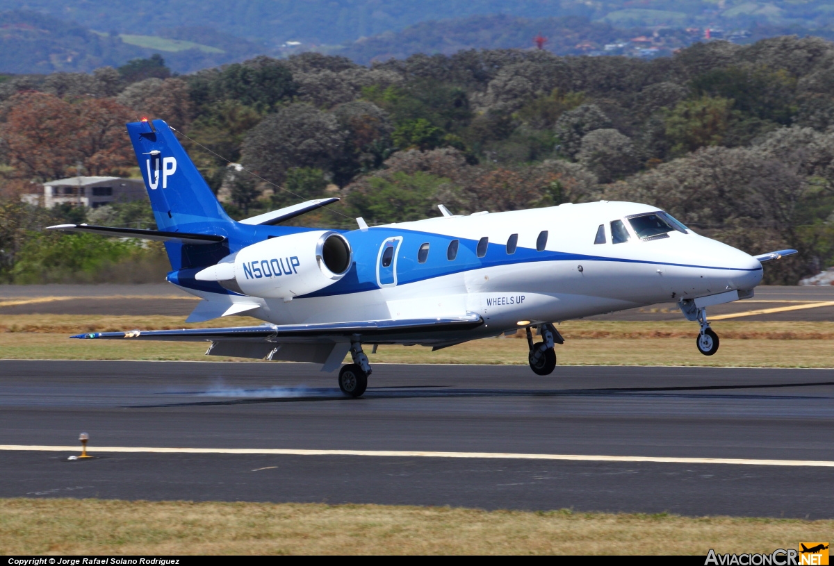N500UP - Cessna 560XL Citation Excel - Wheels UP