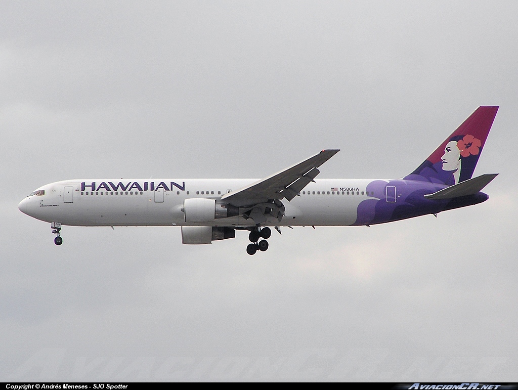 N586HA - Boeing 767-300 - Hawaiian Airlines