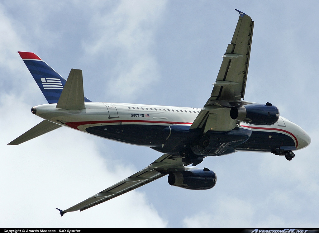 N808AW - Airbus A319-132 - US Airways
