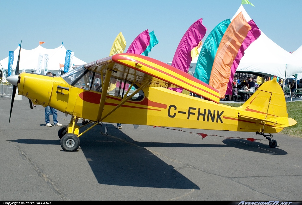 C-FHNK - Piper PA-18 - Publicite Aero-Gramme Inc.