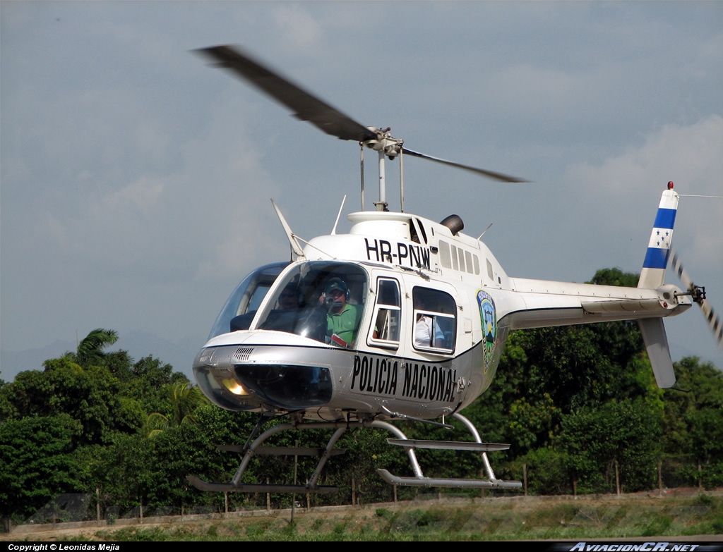 HR-PNW - Bell 206B JetRanger - Policia Nacional de Honduras