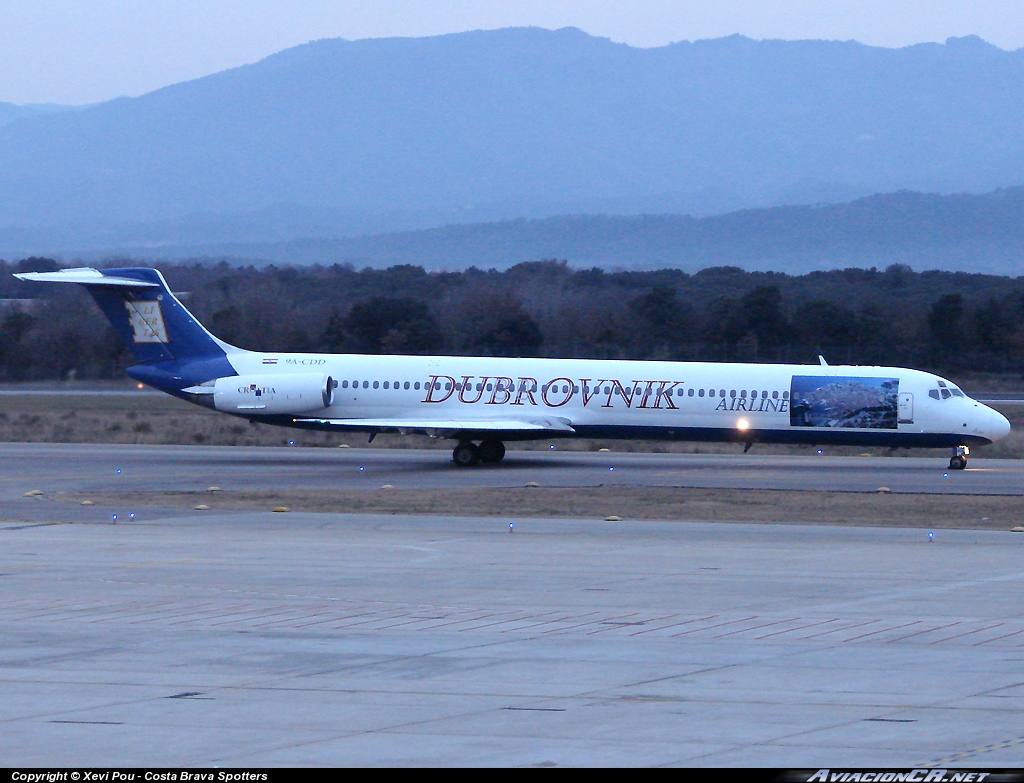 9A-CDD - McDonnell Douglas MD-82 (DC-9-82) - Dubrovnik Airline