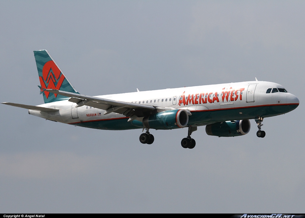 N668AW - Airbus A320-232 - America West