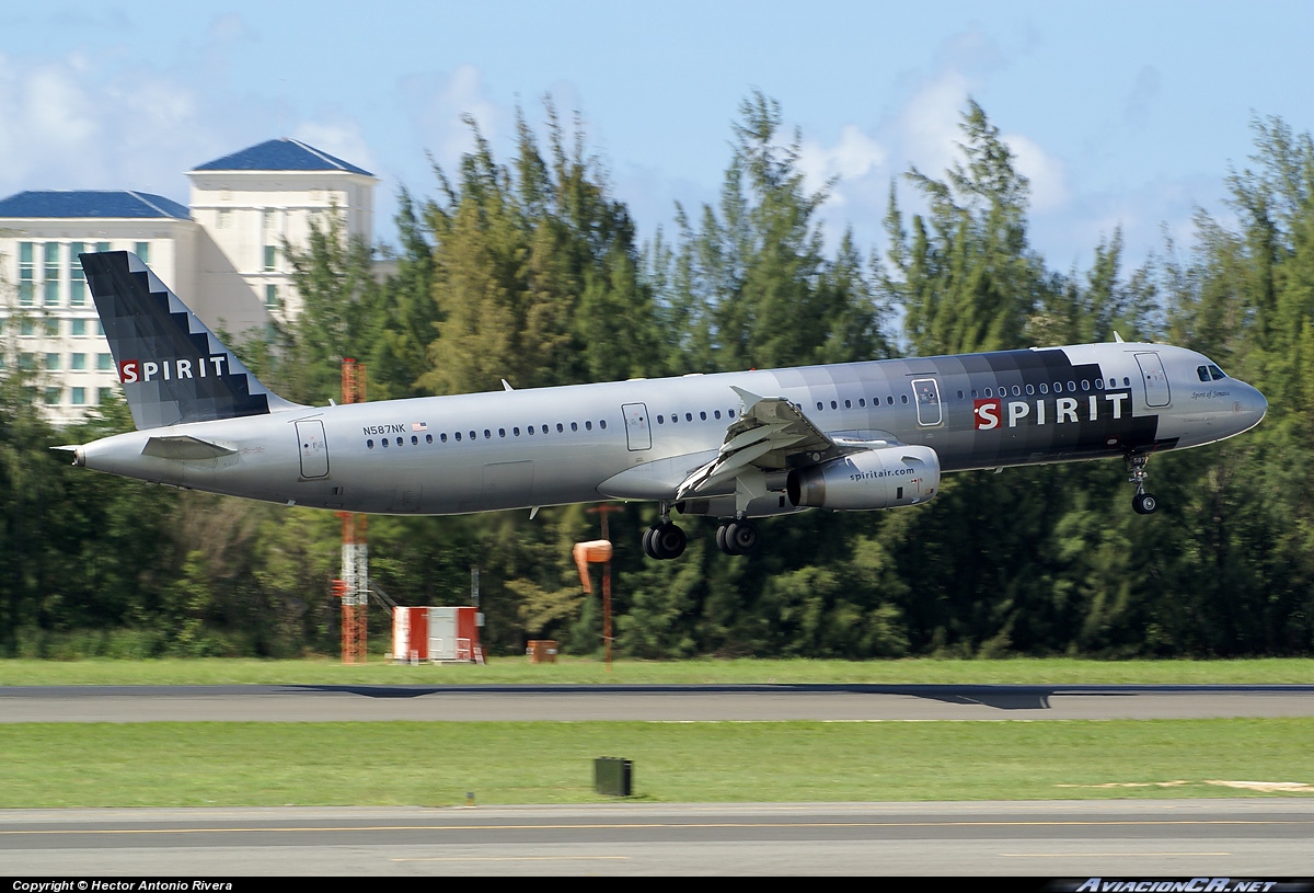 N587NK - Airbus A321-231 - Spirit Airlines