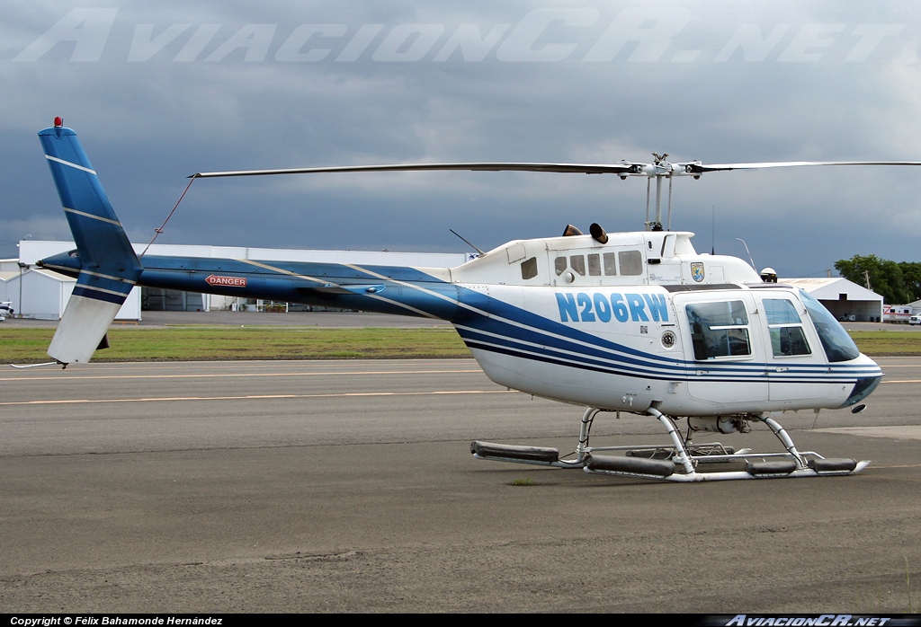 N206RW - Bell 206B-3 JetRanger III - US Department of Interior