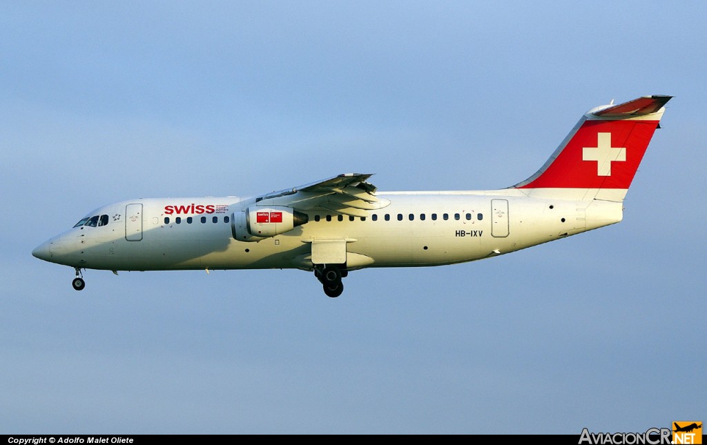 HB-IXV - British Aerospace BAe-146-100 - Swiss European Air Lines