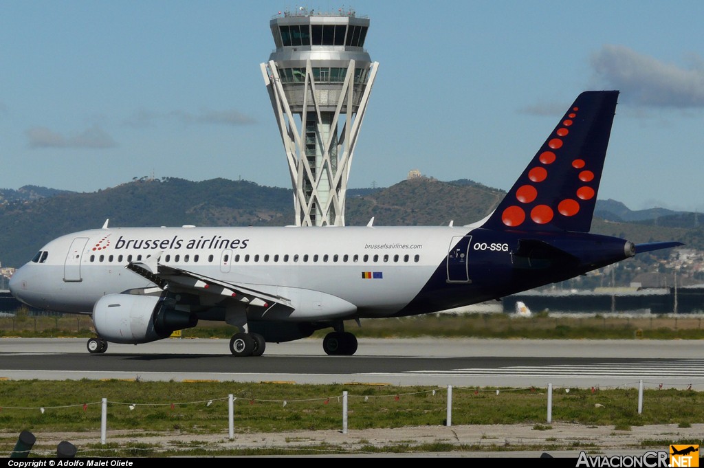 OO-SSG - Airbus A319-112 - Brussels Airlines