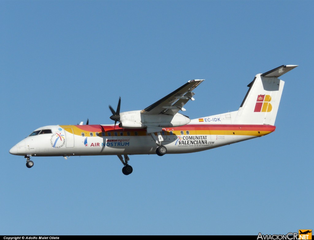 EC-IDK - de Havilland DHC-8 (Dash 8) - Iberia Regional (Air Nostrum)