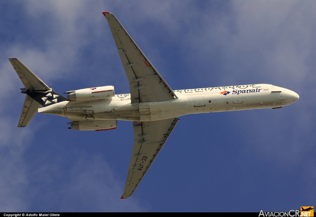 EC-JTK - McDonnell Douglas MD-87 (DC-9-87) - Spanair