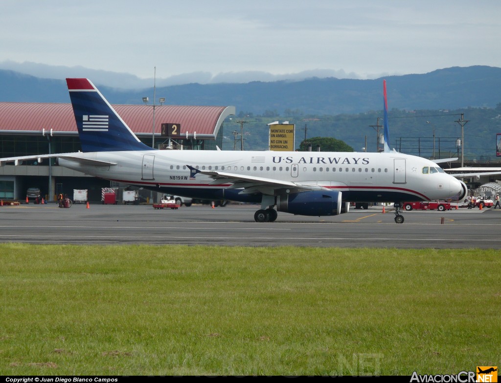 N819AW - Airbus A319-132 - US Airways