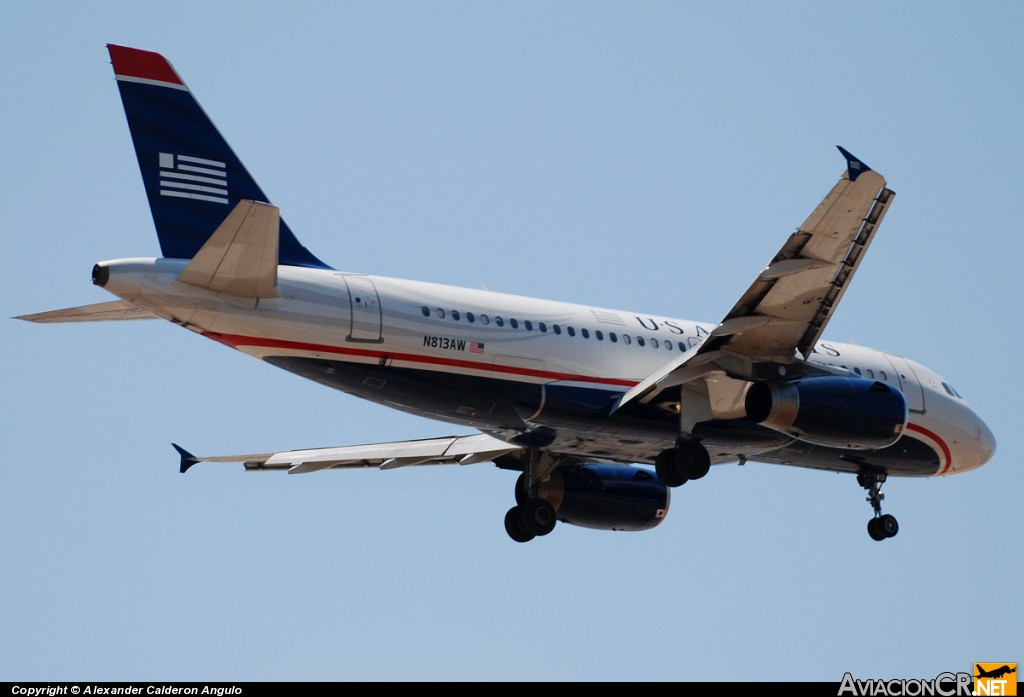 N813AW - Airbus A319-132 - US Airways