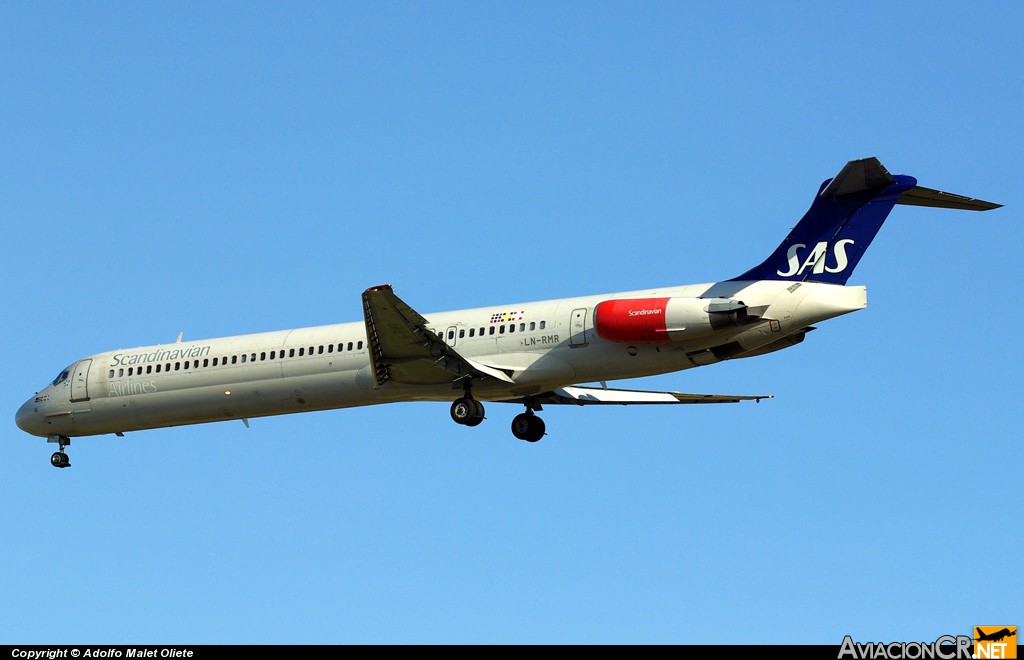 LN-RMR - McDonnell Douglas MD-82 (DC-9-82) - Scandinavian Airlines - SAS