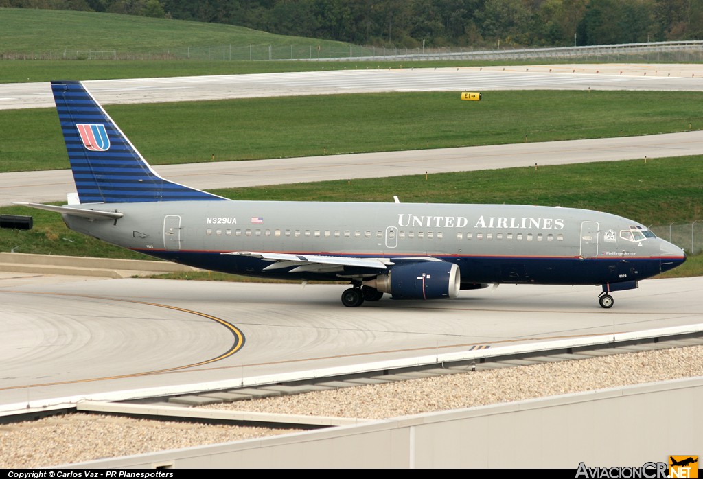 N329UA - Boeing 737-322 - United Airlines