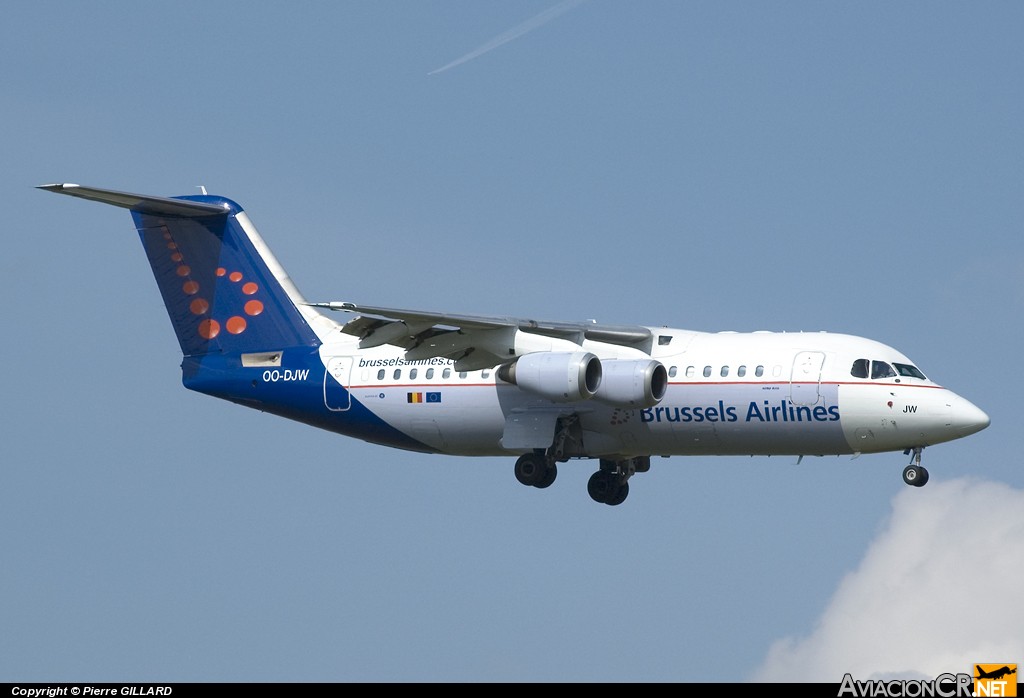 OO-DJW - British Aerospace Avro 146-RJ85 - Brussels airlines