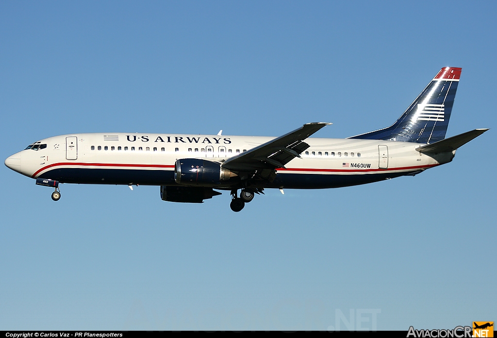 N460UW - Boeing 737-4B7 - US Airways