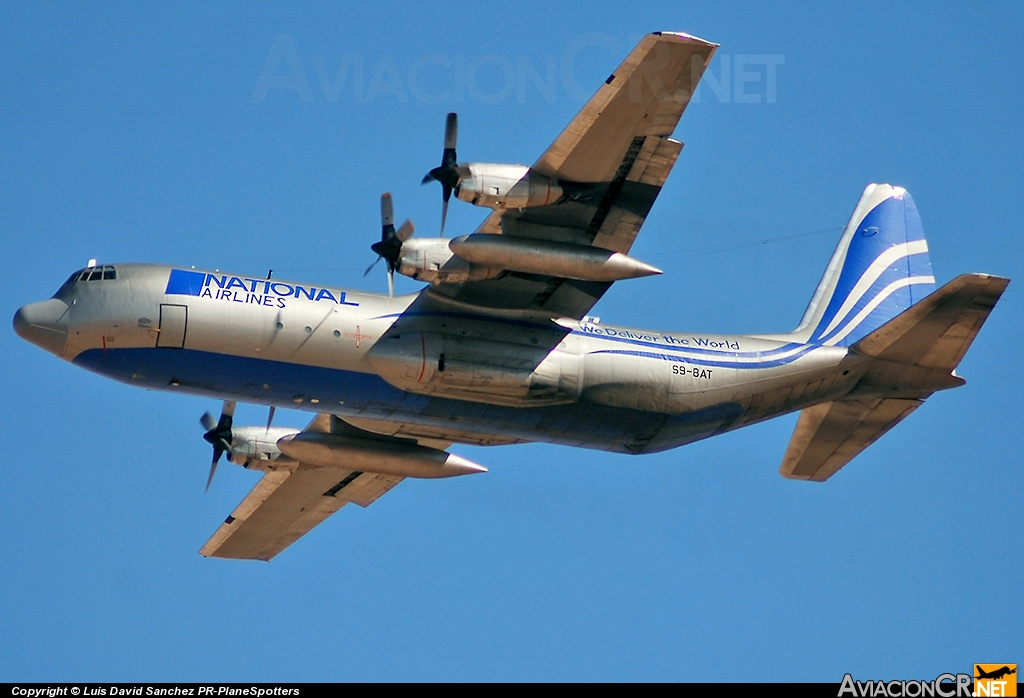 S9-BAT - Lockheed L-100 Hercules - National Airlines