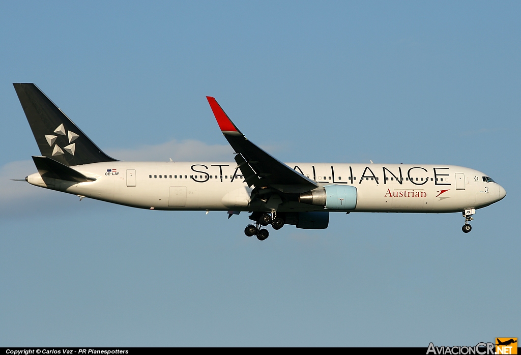 OE-LAY - Boeing 767-3Z9/ER - Austrian Airlines
