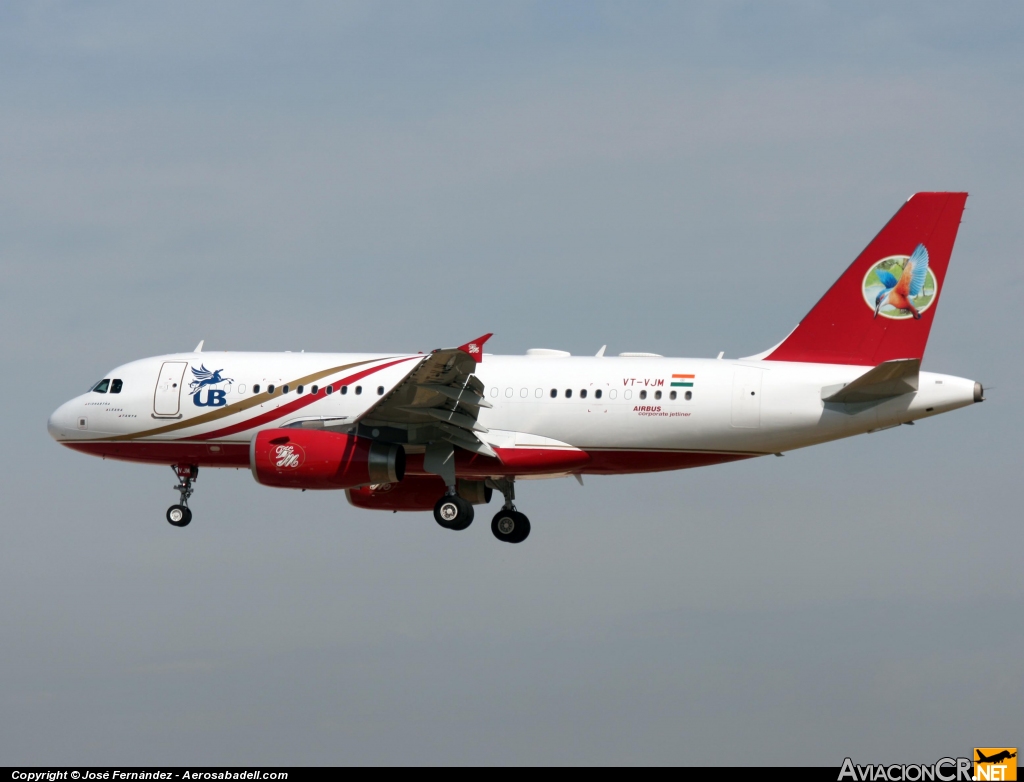 VT-VJM - Airbus A319-133X CJ - Kingfisher Airlines
