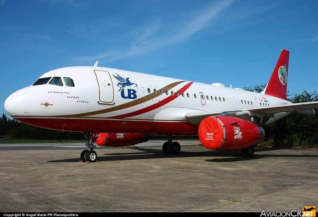 VT-VJM - Airbus A319-133X CJ - Kingfisher Airlines