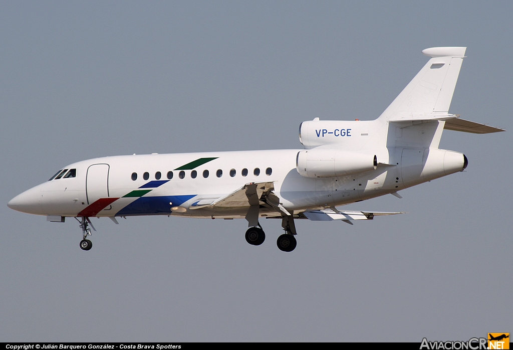 VP-CGE - Dassault Falcon 900EX - Volkswagen Air Service
