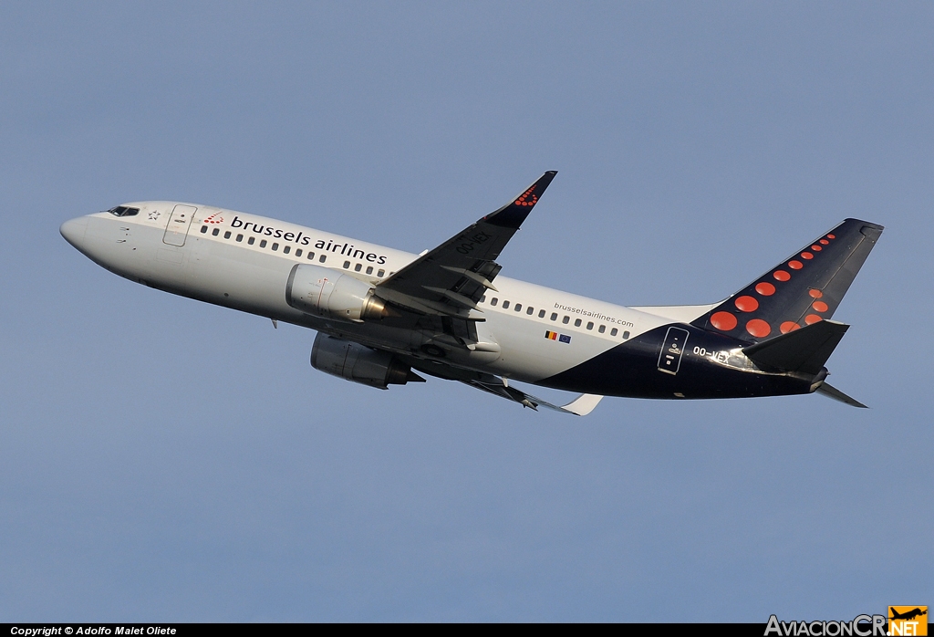 OO-VEX - Boeing 737-36N - Brussels Airlines