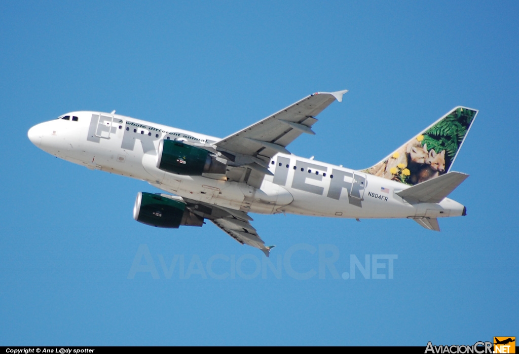 N804FR - Airbus A318-111 - Frontier Airlines