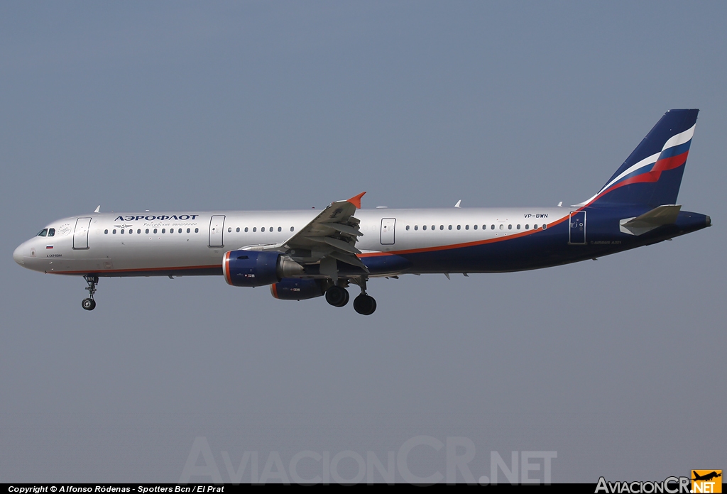 VP-BWN - Airbus A321-211 - Aeroflot