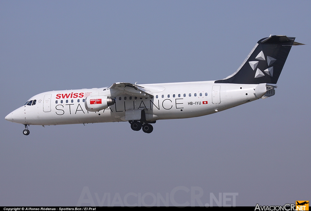HB-IYU - BAE Systems Avro 146 - RJ100 - Swiss International Air Lines