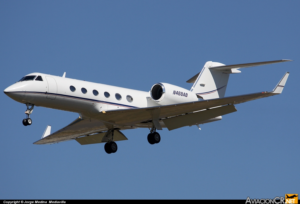 N468AB - Gulfstream Aerospace G-IV Gulfstream IV-SP - Privado