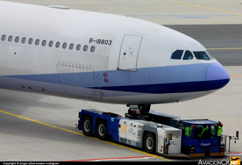 B-18803 - Airbus A340-313X - China Airlines