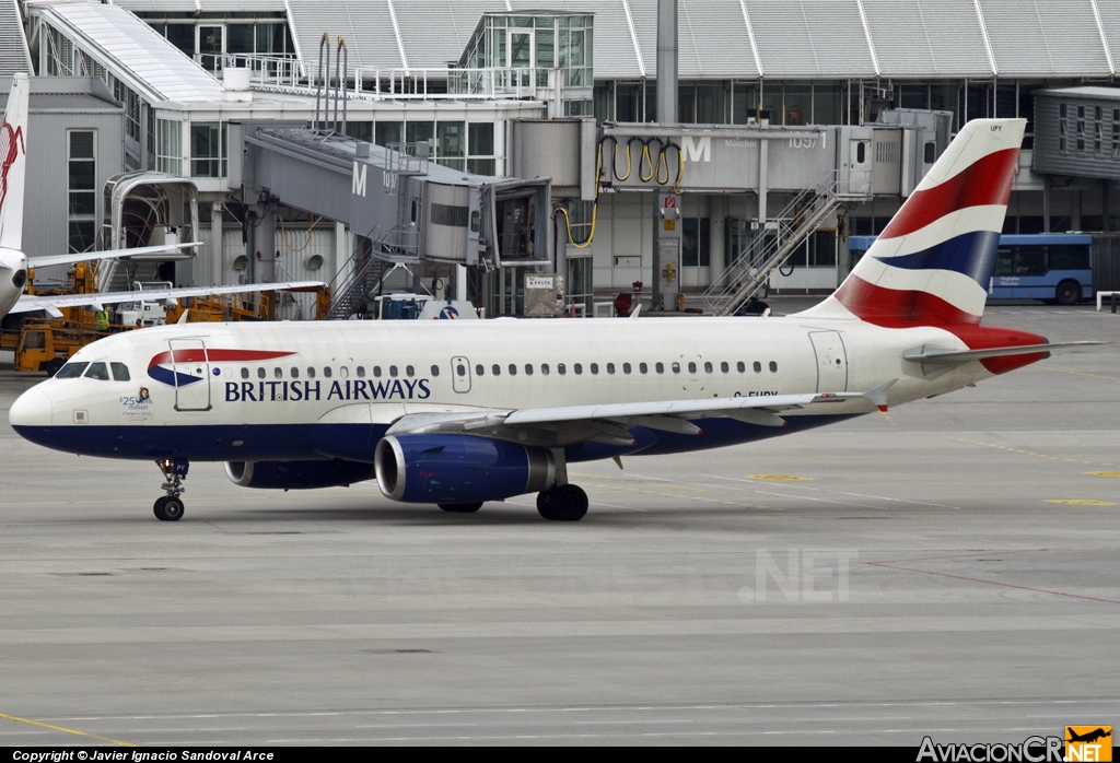 G-EUPY - Airbus A319-131 - British Airways