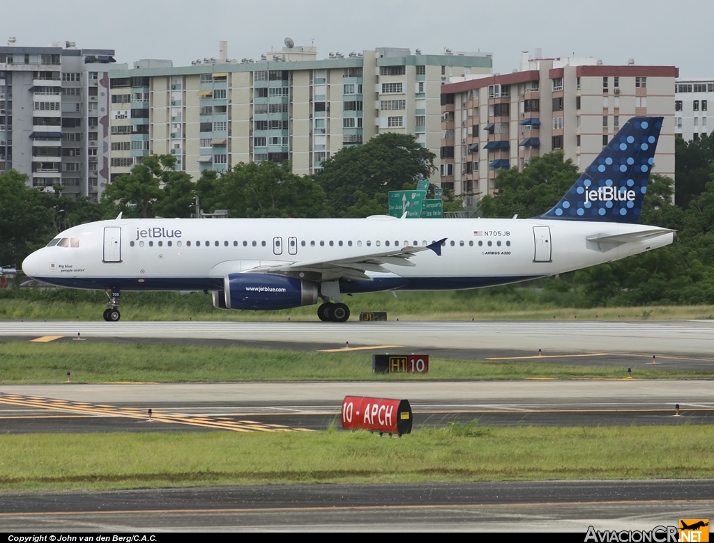N705JB - Airbus A320-232 - Jet Blue