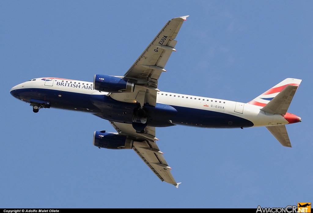 G-EUUA - Airbus A320-232 - British Airways