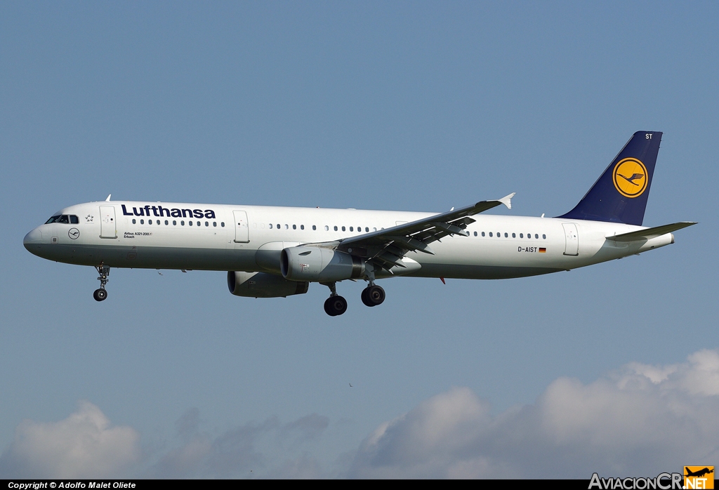 D-AIST - Airbus A321-231 - Lufthansa